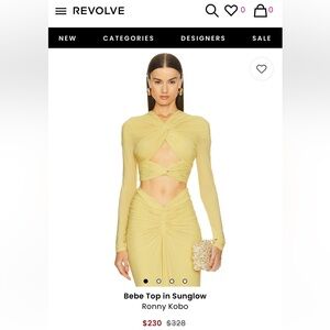 Revolve x Ronny Kobo Bebe Top